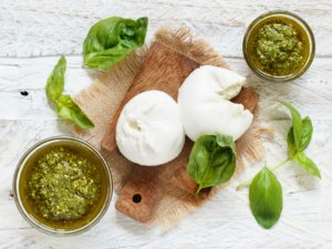 Burrata pesto recipe