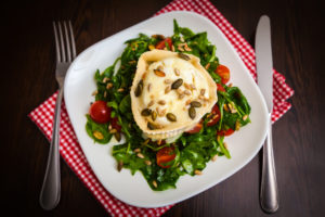 Crottin Salad with Grilled Paglierino Recipe